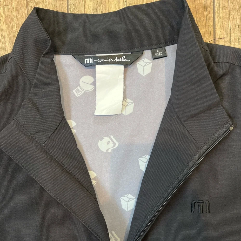 Travis Mathew Black Utility Zip-Up Athleisure Jacket - Picture 4 of 6